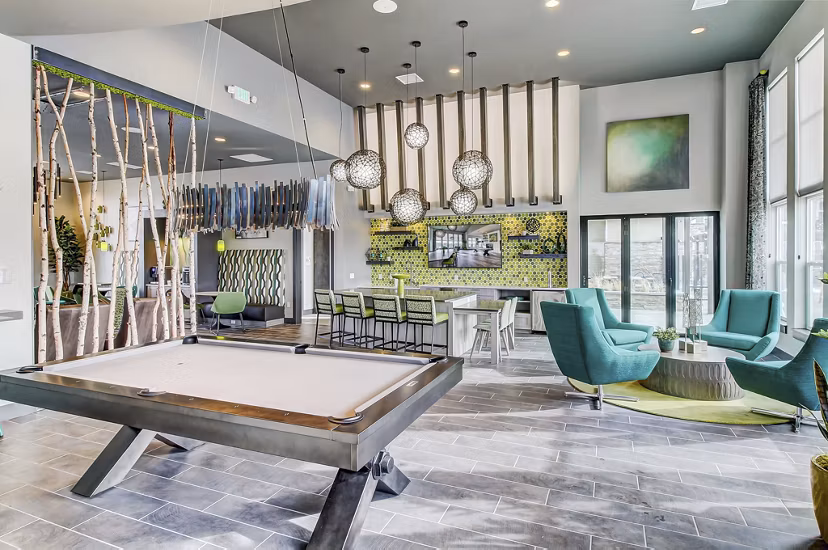 game room  at The Argonne Apartments