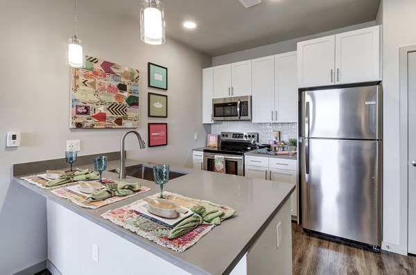 kitchen at The Argonne Apartments