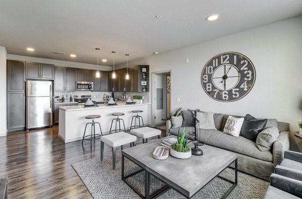 living room at The Argonne Apartments