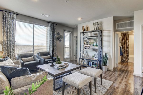 living room at The Argonne Apartments