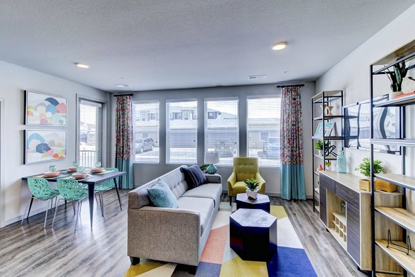 living room at The Argonne Apartments