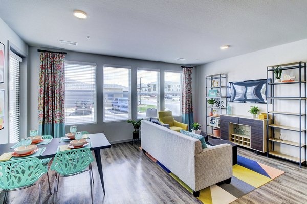 living room at The Argonne Apartments