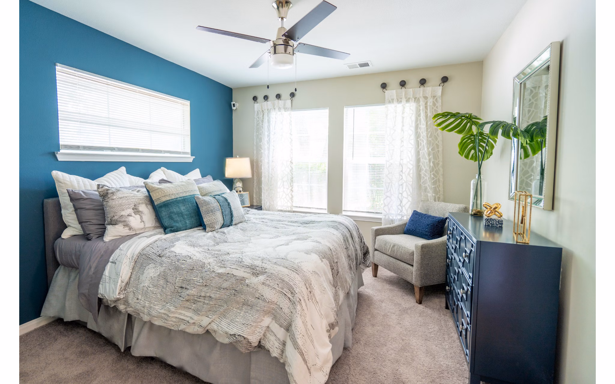 bedroom at Matthew's Reserve Apartments