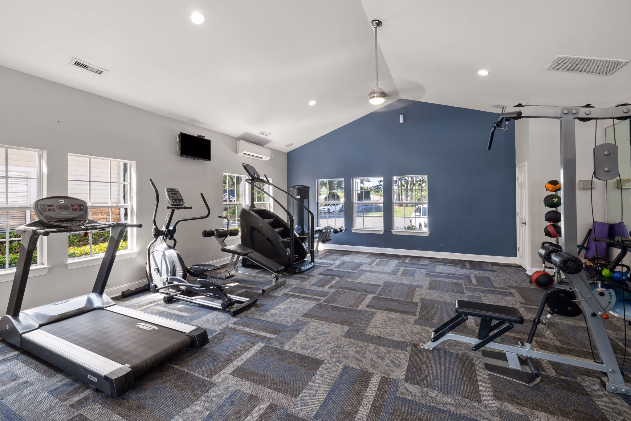fitness center at Avana Reserve Apartments