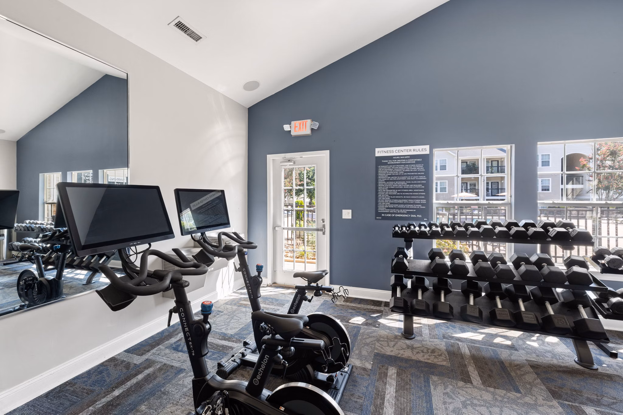 fitness center at Avana Reserve Apartments