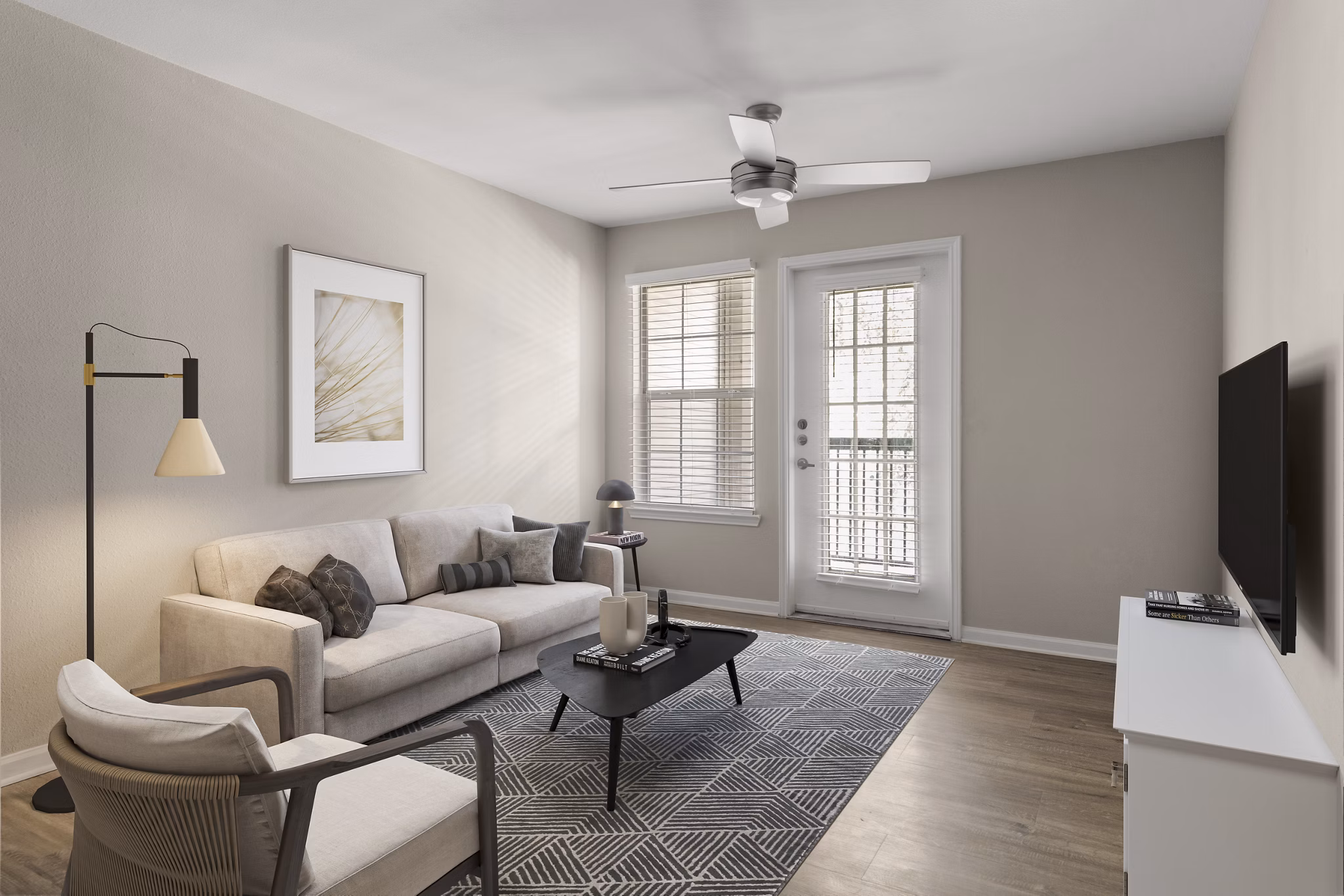 living room at Avana Reserve Apartments 