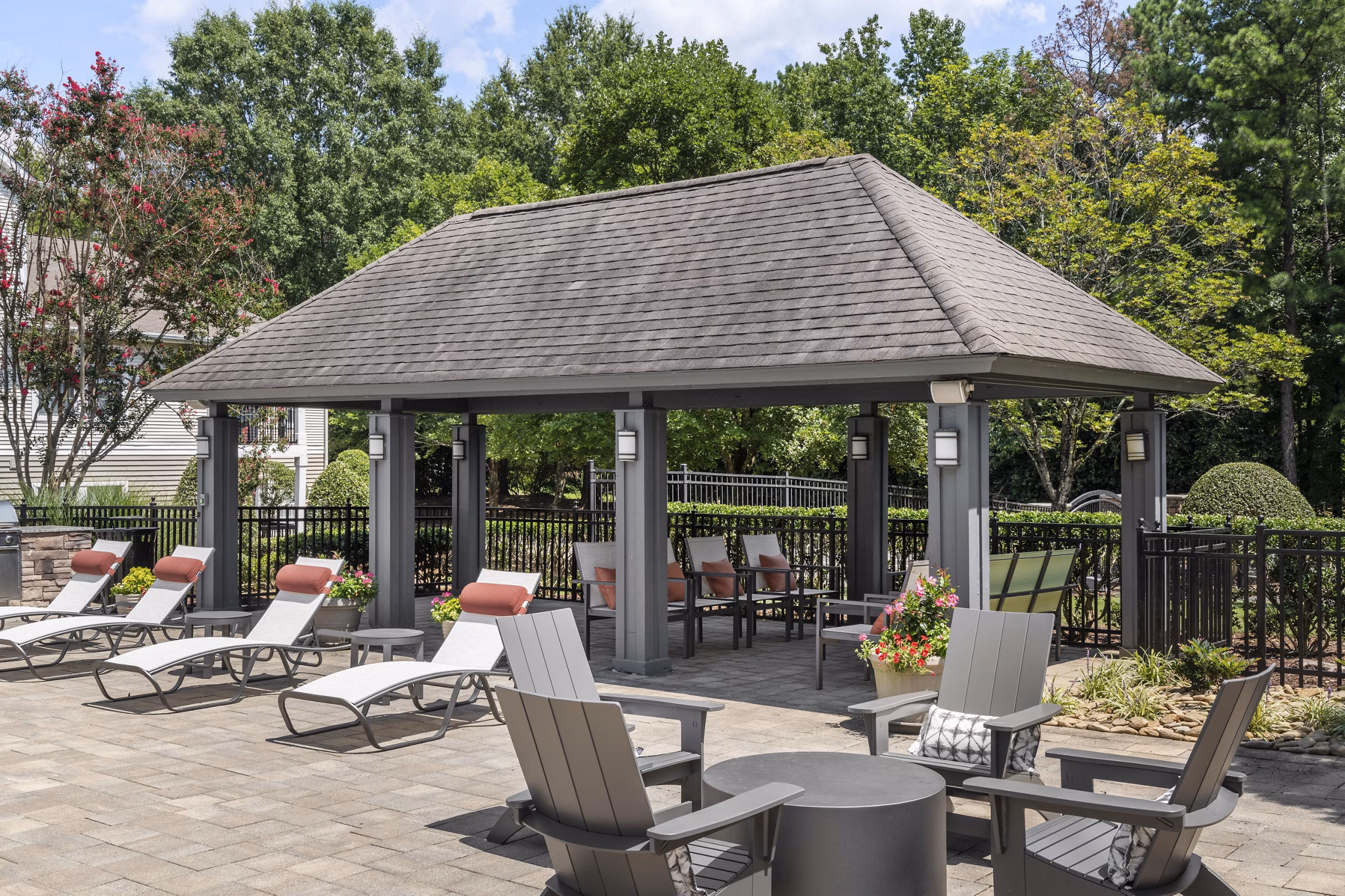 grill area at Avana Reserve Apartments 