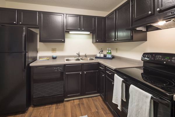 kitchen at Woods at Burnsville Apartments