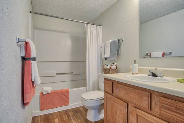 bathroom at Pinehurst Apartments