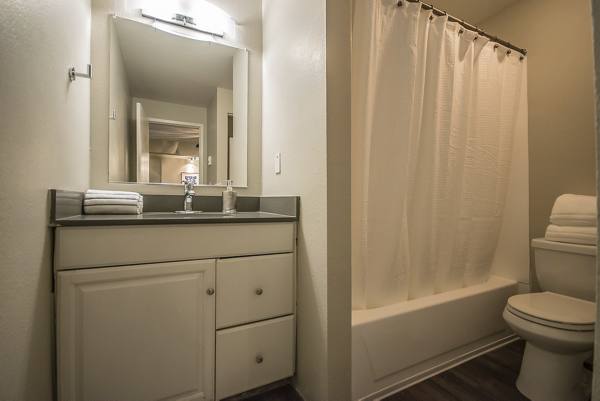 bathroom at 81 Fifty at West Hills Apartment Homes