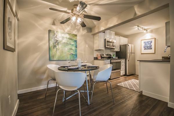 dining room at 81 Fifty at West Hills Apartment Homes