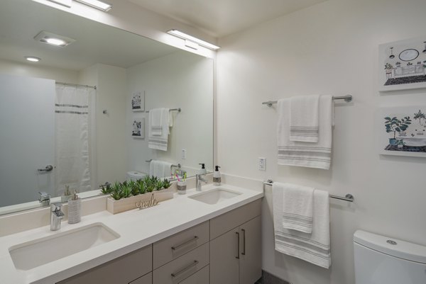 bathroom at The Union Apartments