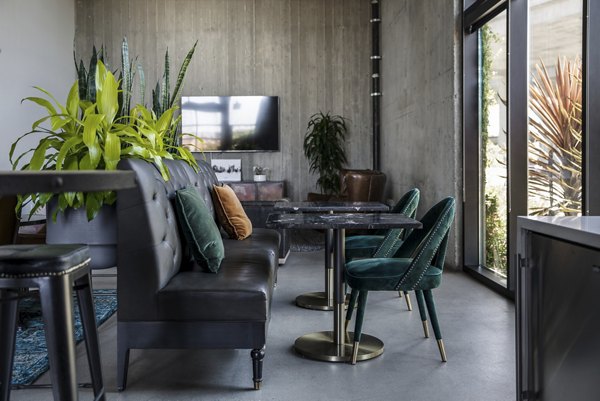 Clubhouse with modern design elements at The Union Apartments offering luxury living experiences