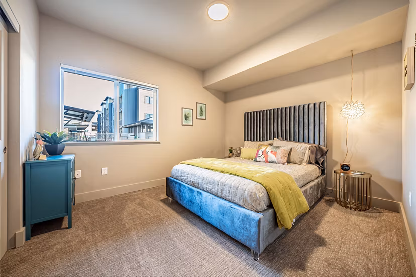 bedroom at The McKenzie Apartments