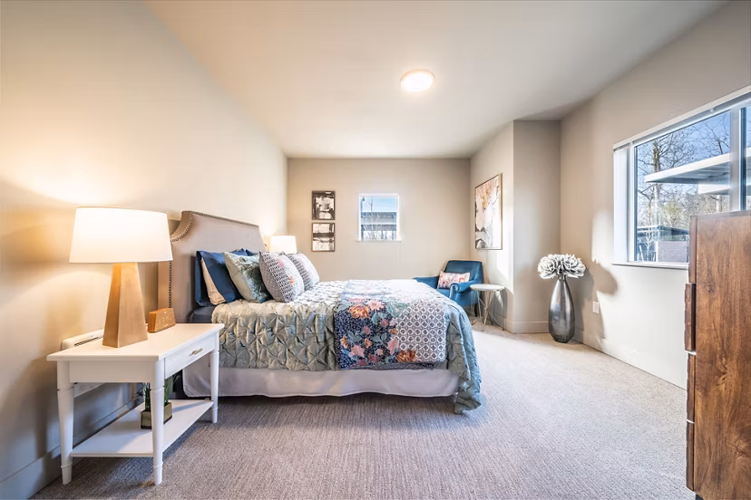 bedroom at The McKenzie Apartments