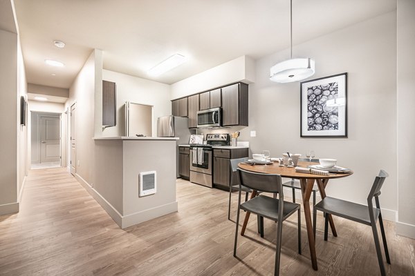 dining room at The McKenzie Apartments