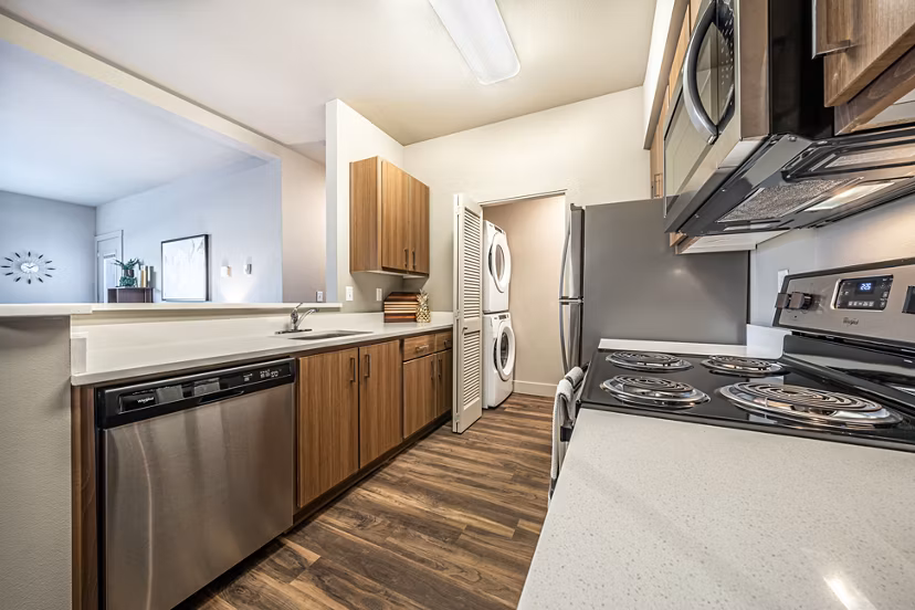 kitchen at The McKenzie Apartments