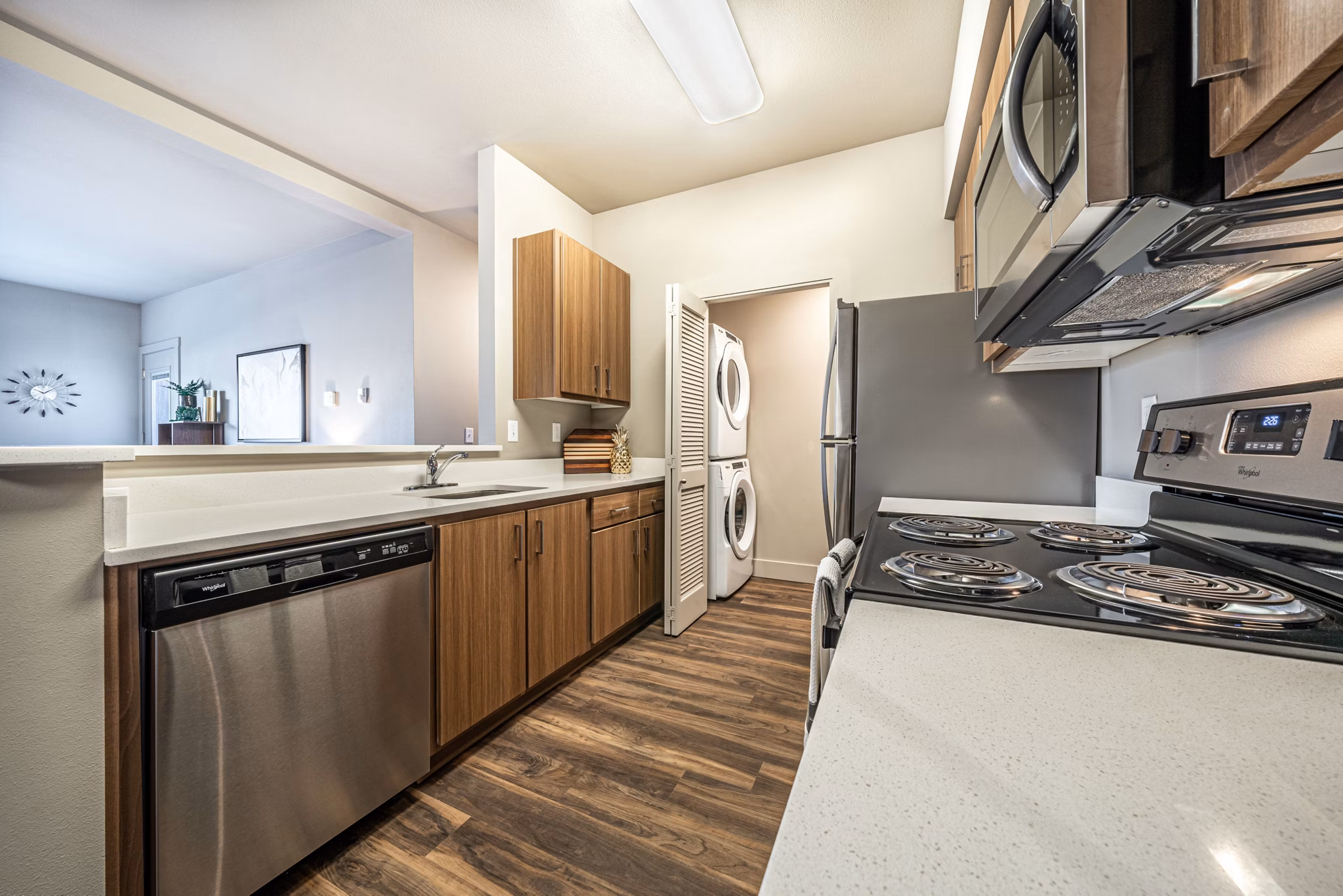 kitchen at The McKenzie Apartments