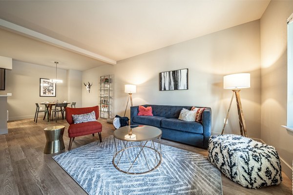 living room at The McKenzie Apartments