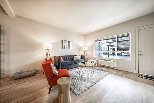 living room at The McKenzie Apartments