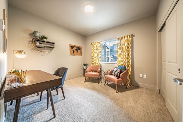 living room at The McKenzie Apartments