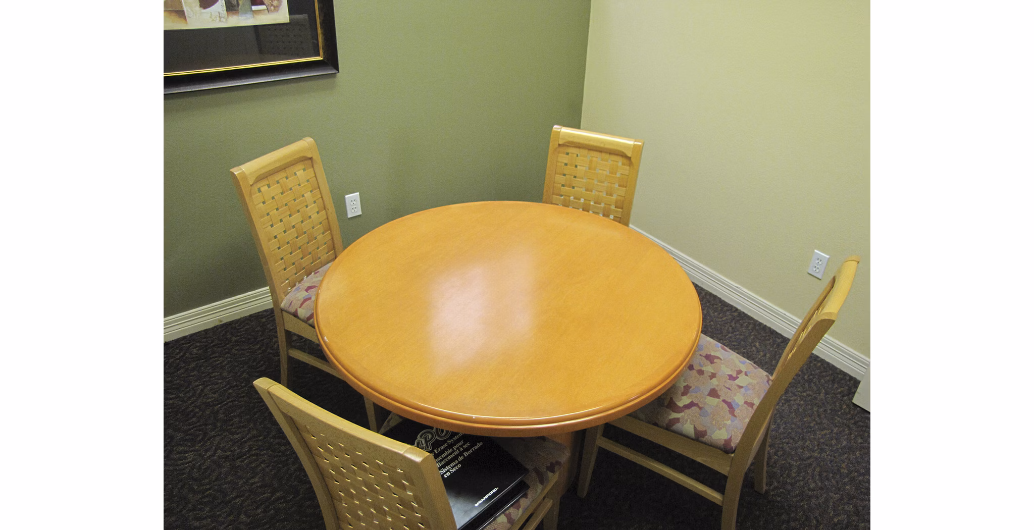 Dining room featuring elegant dining set and modern lighting at Vulcan Village luxury apartments