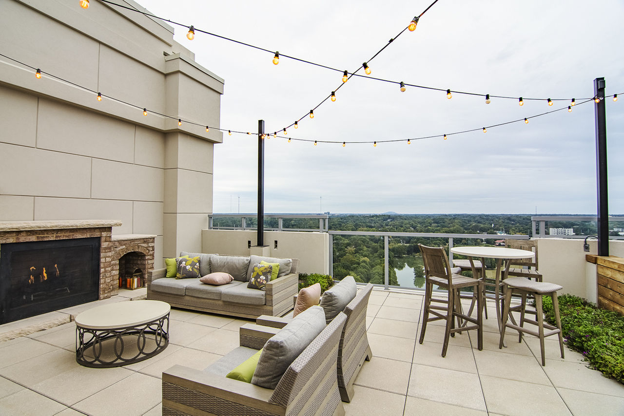 Roof deck at Piedmont House (6 of 7)