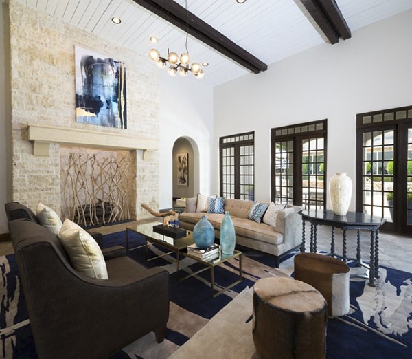 Clubhouse at Grapevine TwentyFour 99 Apartments featuring elegant design and modern amenities, ideal for social gatherings and events