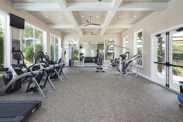 fitness center at Grapevine TwentyFour 99 Apartments