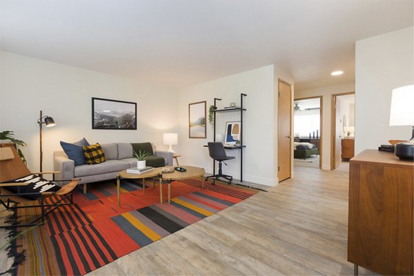 living room at Cedar House Apartments