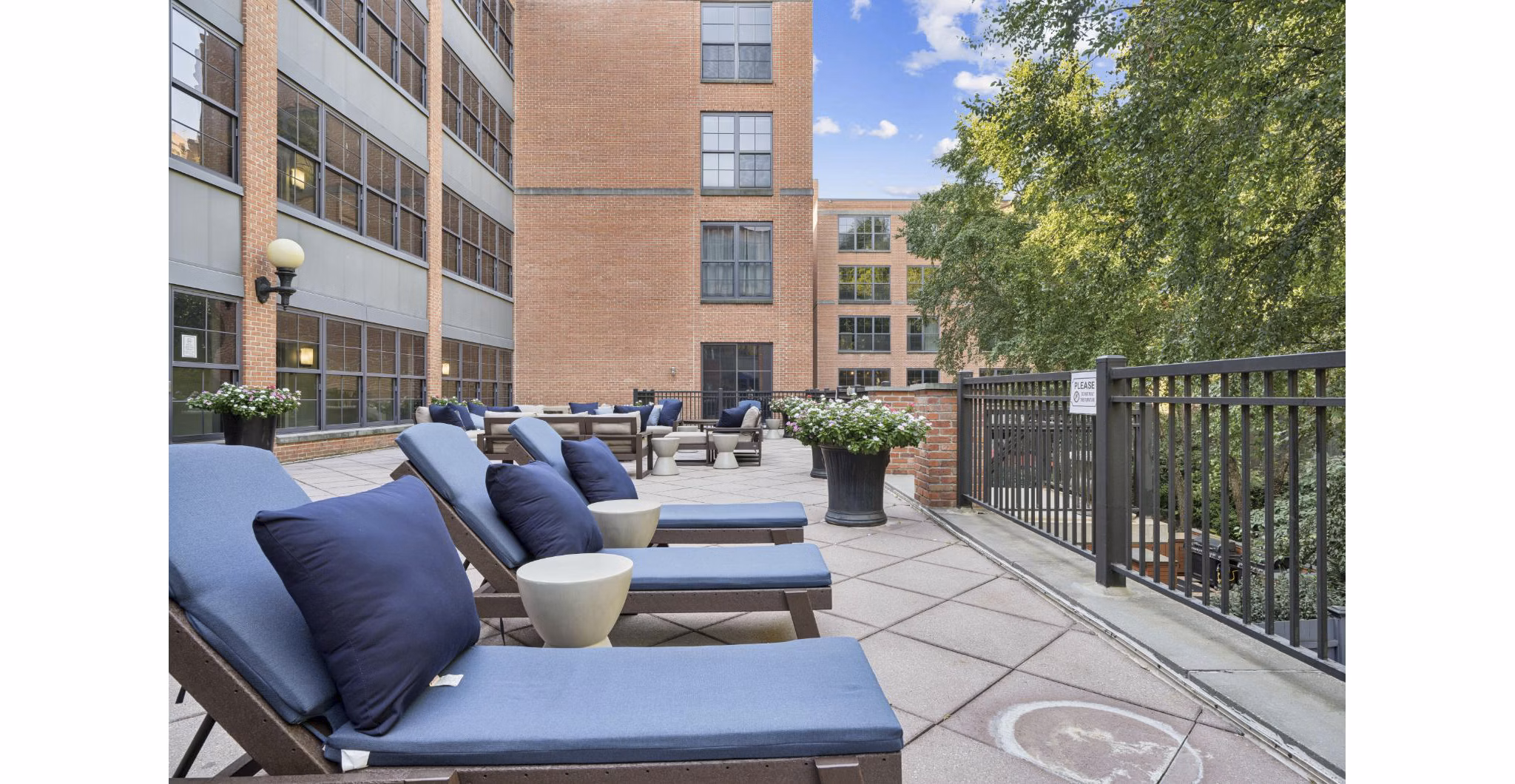 Patio at The Cliffs Lofts Apartments