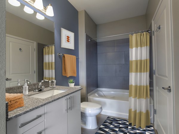 Bathroom featuring modern fixtures at Arlo Buffalo Heights Apartments