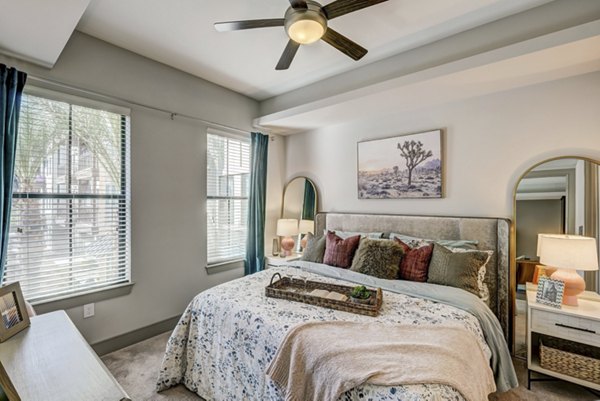 bedroom at The Cameron Apartments