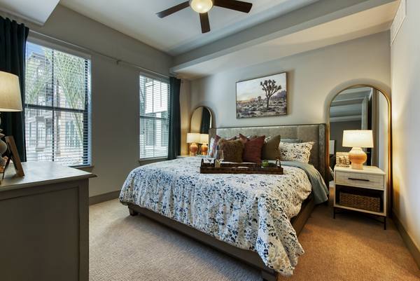 bedroom at The Cameron Apartments