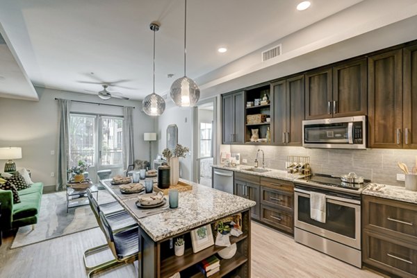 kitchen at The Cameron Apartments