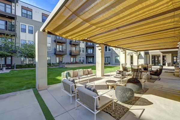 patio at The Cameron Apartments