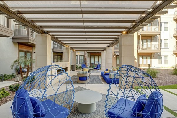 patio at The Cameron Apartments