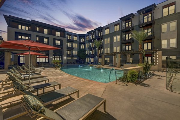 pool at The Cameron Apartments