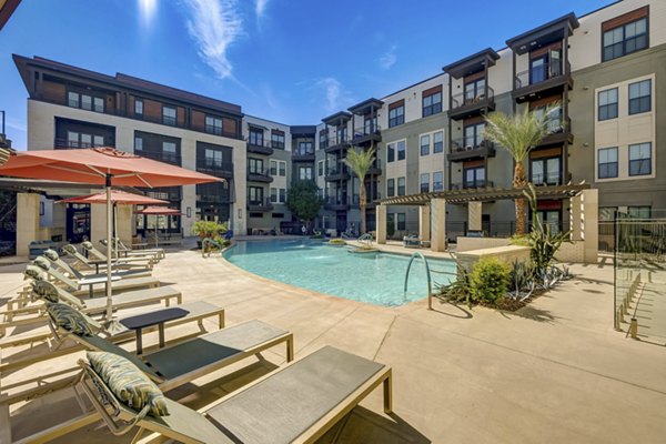 pool at The Cameron Apartments