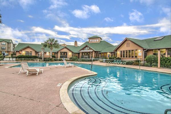 pool at Reveille Ranch Apartments