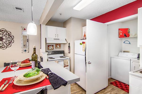kitchen at The Trails at Wolf Pen Apartments