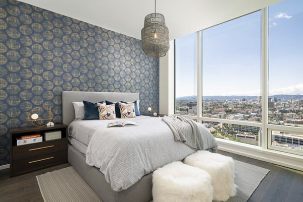 bedroom at THEA at Metropolis Apartments