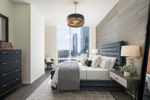 bedroom at THEA at Metropolis Apartments