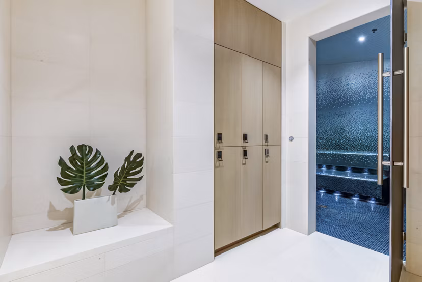 Luxurious spa with modern design at THEA at Metropolis Apartments
