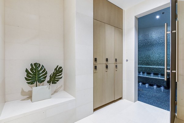 Luxurious spa with modern design at THEA at Metropolis Apartments