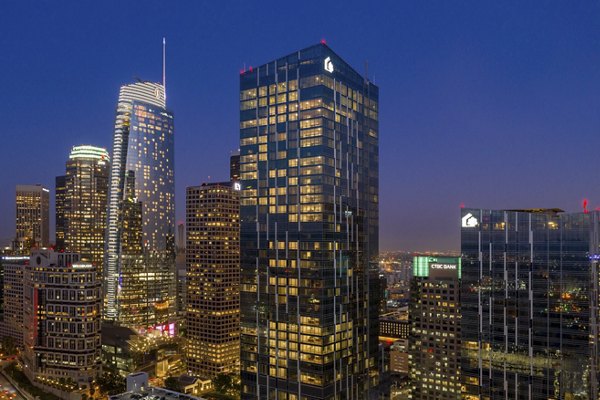 THEA at Metropolis: Stunning view from luxury apartments in vibrant downtown Los Angeles