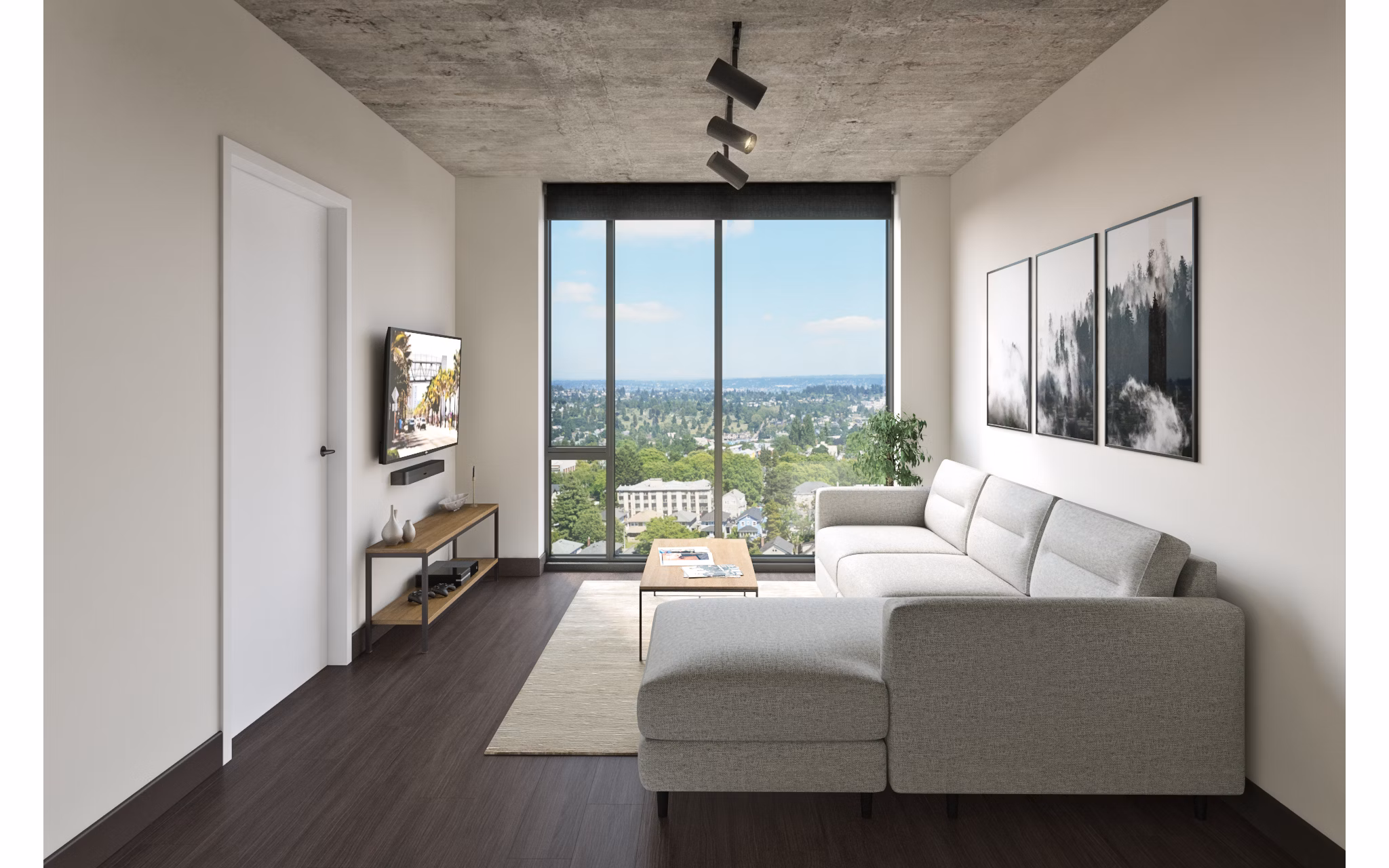 rendering at The M Apartments