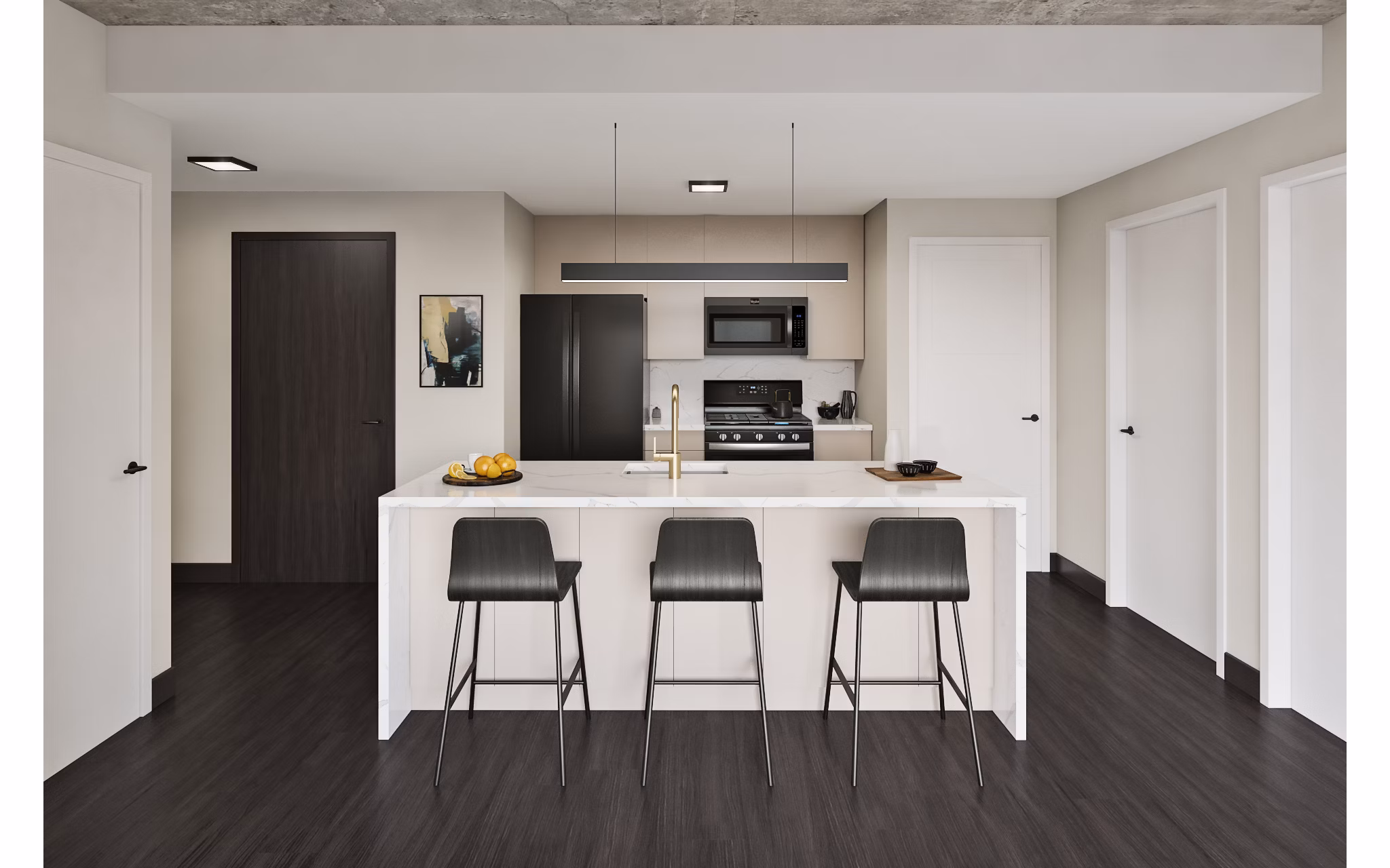 rendering at The M Apartments