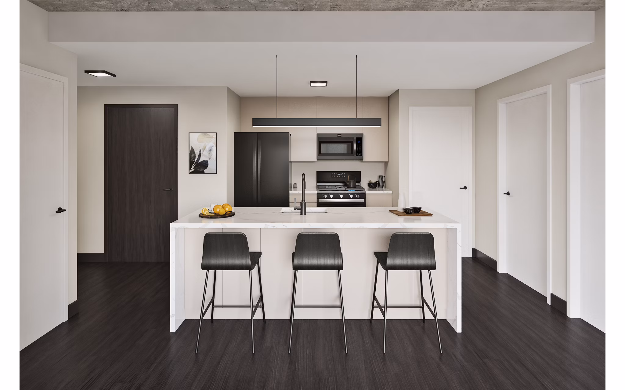 rendering at The M Apartments