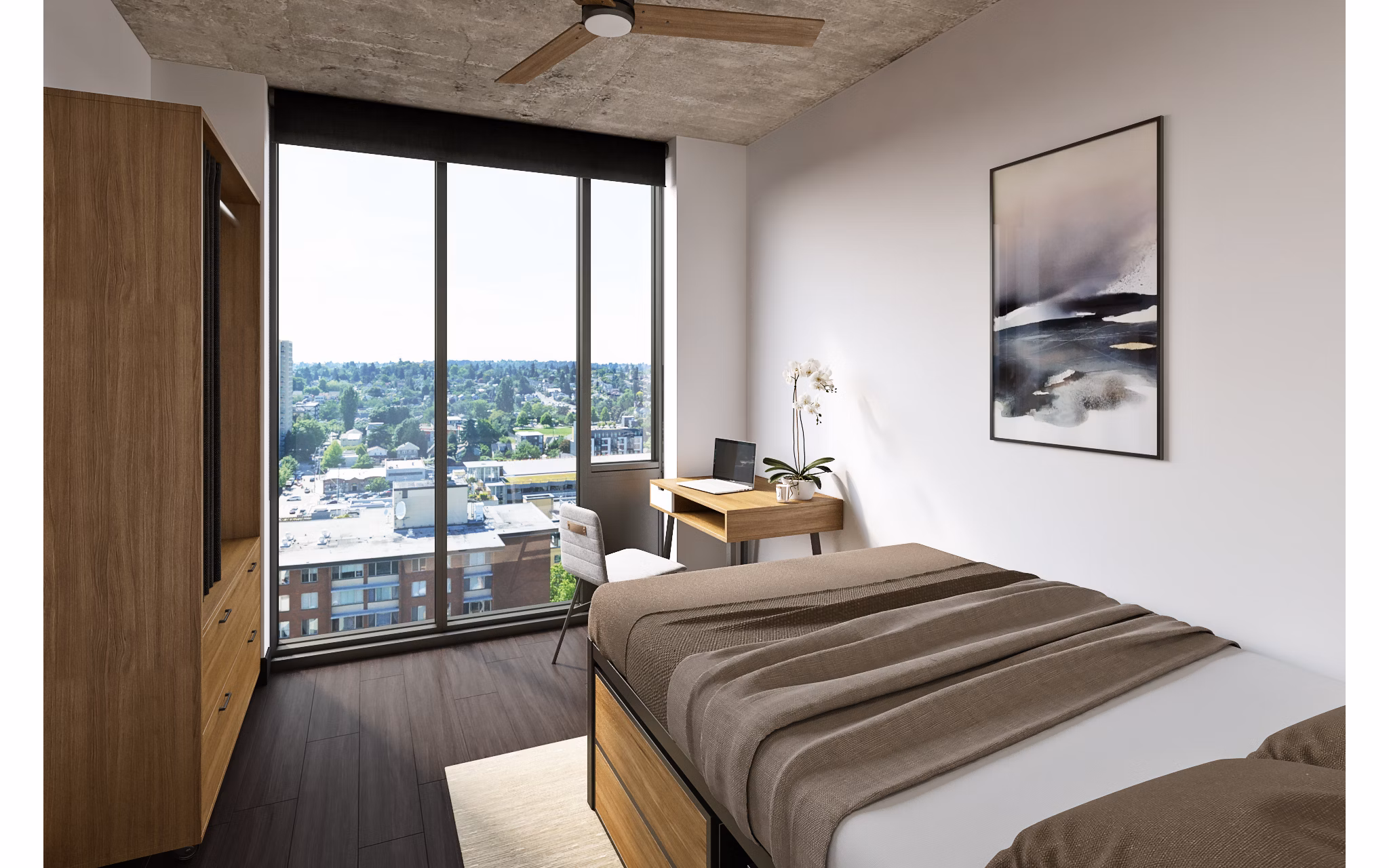 rendering at The M Apartments